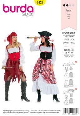 Pirate Bride | BURDA | Size: 36 - 48 | Level: 2