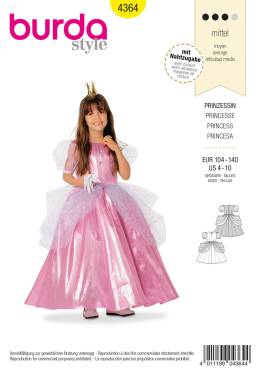 Princess | BURDA | Size: 104 - 140 | Level: 3