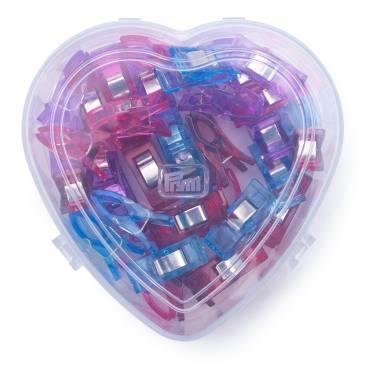 Prym Love Stoff Clips 2,6 cm Herzbox