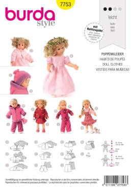 Doll Clothes | BURDA-Edition | Size: M + L | Levels: 2