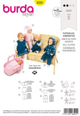 Doll Clothes | BURDA-Edition | Size: M + L | Levels: 2