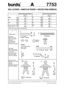 Doll Clothes | BURDA-Edition | Size: M + L | Levels: 2