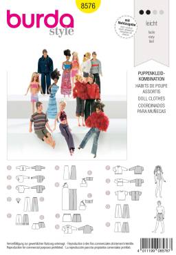 Doll Clothes | BURDA-Edition | Size: one size | Levels: 2