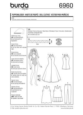 Doll Clothes | BURDA-Edition | Size: One size | Levels: 2