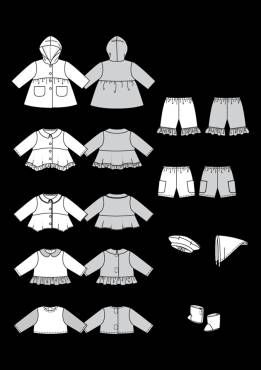 Doll Clothes | BURDA-Edition | Size: one size | Levels: 2