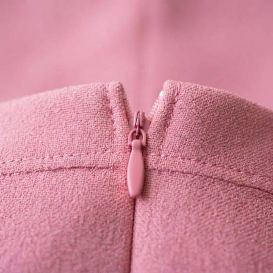 Invisible zipper | non-separating | 3 mm coil | baby pink | 25 cm