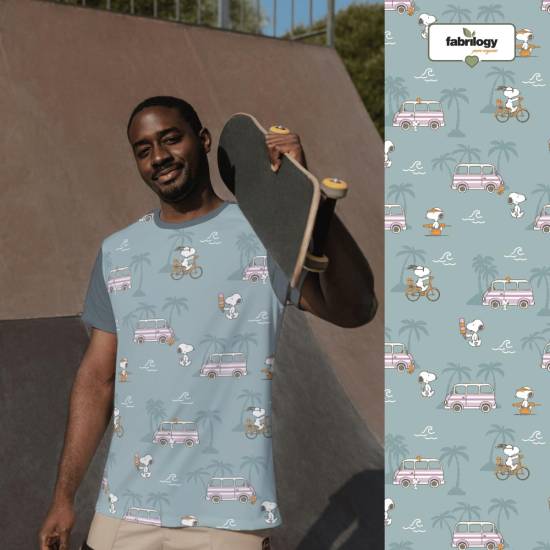 REMNANTS | 140 cm | Peanuts® - Summer 2 - GOTS