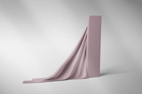 REMNANTS | 90 cm | Organic French uni - GOTS - antique-pink
