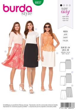 Skirt | BURDA-Edition | Size: 32 - 54 | Levels: 1