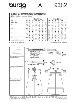Schlafsack | BURDA | Gr: 62 - 92 | Level: 1