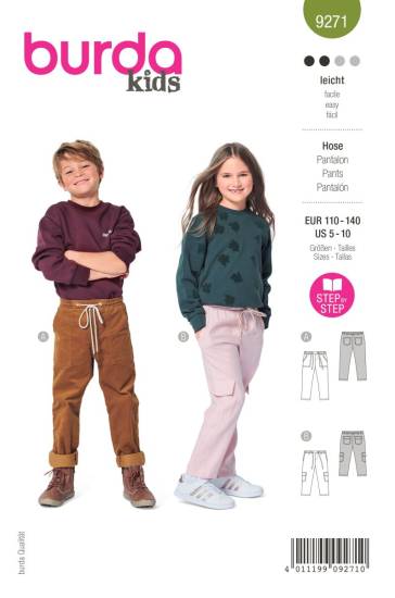 Schlupfhose | BURDA | Gr: 110-140 | Level: 2