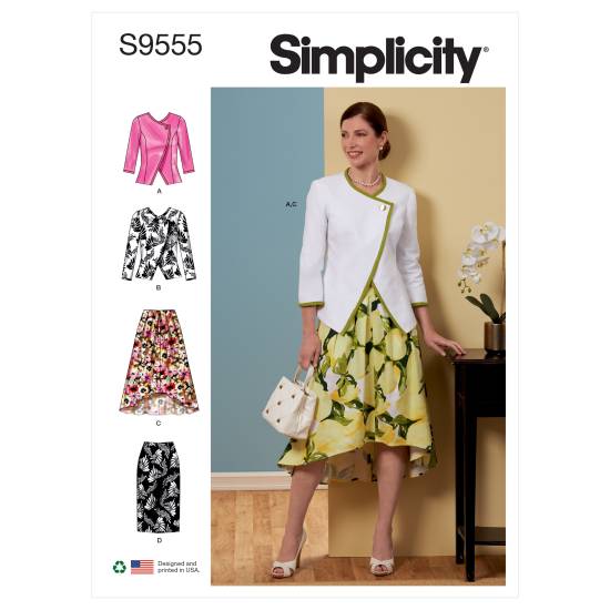 Simplicity Schnittmuster Damen Jacke Rock #9555.U5