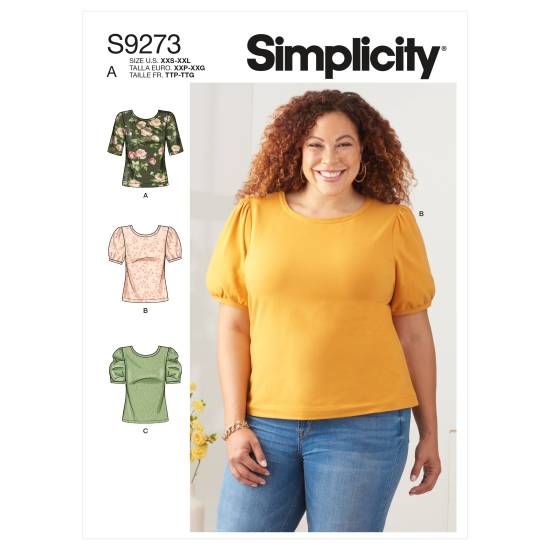 Simplicity Schnittmuster Damen Shirt #9273.A Gr. 30-52