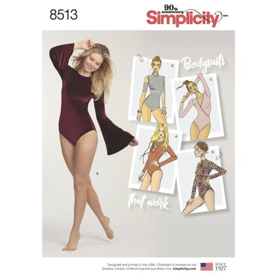 Simplicity Schnittmuster Damen Top #8513.A Gr. 32-50