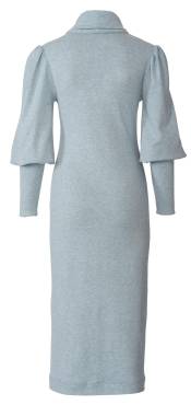 Knitted dress + shirt with turtleneck and gathered sleeves | BURDA | Size: 34-44 | Level: 2