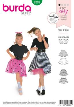 Circle skirt | BURDA | Size: 104 - 164 | Level: 2