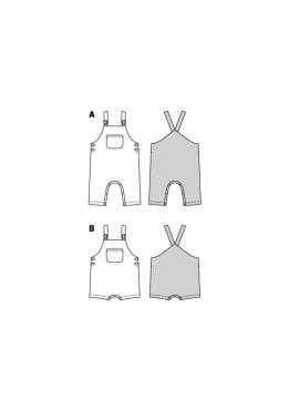 Bib shorts | BURDA | Size: 56 - 98 | Level: 3