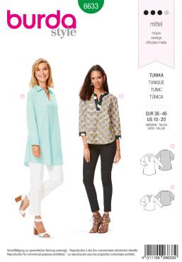 tunic | BURDA-Edition | Size: 36 - 46 | Levels: 3