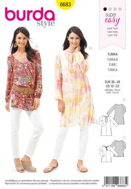 tunic | BURDA-Edition | Size: 36 - 48 | Levels: 1