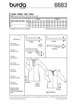 Tunika | BURDA | Gr: 36 - 48 | Level: 1