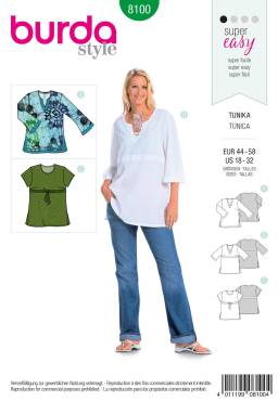 tunic | BURDA-Edition | Size: 44-58 | Levels: 2