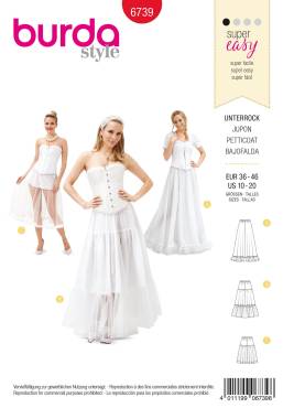 petticoat | BURDA-Edition | Size: 36 - 46 | Levels: 1