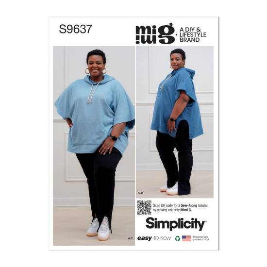Women's Hoodies and Leggings by Mimi G | Simplicity | 9637