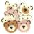 Patches | Embroidery | Bear head | 50x60mm | various colors
