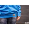 Organic ribbed fabrics - GOTS - blue