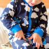 Organic ribbed fabrics - GOTS - blue