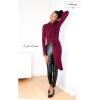 Bio French Terry (brushed) - GOTS - dunkel-bordeaux
