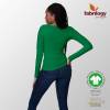 Organic Jersey - GOTS - leaf-green