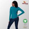 Organic Jersey - GOTS - light-petrol-blue