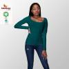 Organic Jersey - GOTS - petrol-blue