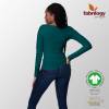 Organic Jersey - GOTS - petrol-blue
