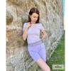 Bio Jersey - GOTS - purple-indigo