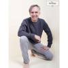 Bio Strick (Interlock) - GOTS - dunkelgrau