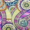 Boho Bloom (Viscose-Lycra) - ECO - lemon