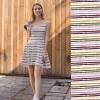 Brush Stripes (Popeline) - ECO - rosa