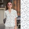Cynthi Garden (Popeline) - ECO - blau
