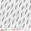 Feathers twisted - GOTS - grey