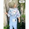 Jeanslook (French Terry) - GOTS - himmelblau