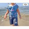 Jeanslook (French Terry) - GOTS - schwarz/grau