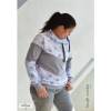 Monstera deliciosa (French Terry) - GOTS- grey