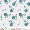 Monstera deliciosa (French Terry) - GOTS - petrol