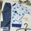 Monstera deliciosa (French Terry) - GOTS - royal