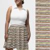 Multicolour Stripe (Popeline) - ECO - rot