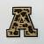 Patch it! | Design 101 | Letter: A | iron-on | 6,2x6,4 cm | leopard