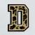 Patch it! | Design 101 | Buchstabe: D | aufbügelbar | 6,2x4,7 cm | Leopard