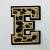 Patch it! | Design 101 | Letter: E | iron-on | 6,2x4,8 cm | leopard